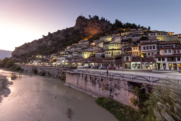 Berat Stare Miasto Albanii — Zdjęcie stockowe