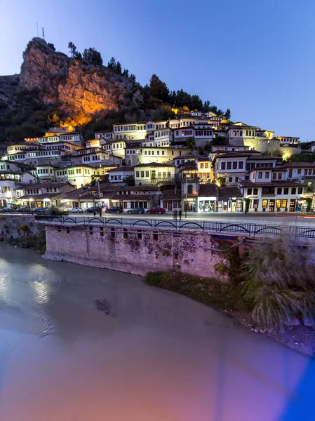 Berat Antigua Ciudad Pequeña Albania — Foto de Stock