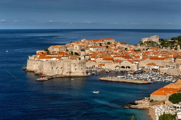 Aérea Ciudad Dubrovnik Croacia — Foto de Stock