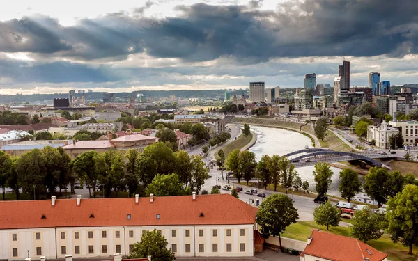 Vilnius Gamleby Litauen – stockfoto