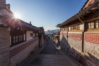 Geleneksel Kore tarzı mimarisi Seoul, Güney Kore