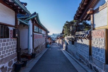 Geleneksel Kore tarzı mimarisi Seoul, Güney Kore