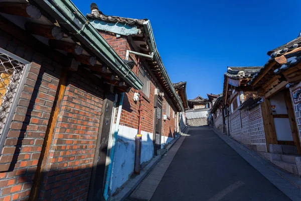Architettura Tradizionale Coreana Seoul Corea Del Sud — Foto Stock