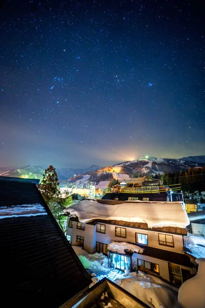 Hakuba Köy Mimarisi Nagano Japonya — Stok fotoğraf