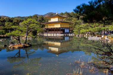 Kinkakuji Tapınağı, altın Köşk, Kyoto, Japonya