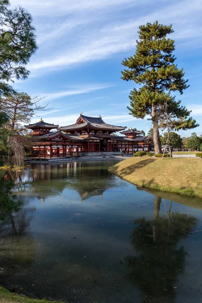 Uji Kyoto Japan Berömda Byodo Buddhistiska Tempel Unesco Världsarvslista Phoenix — Stockfoto