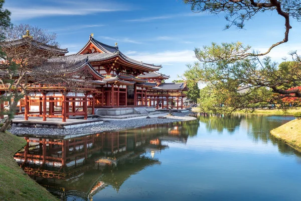 Uji Kioto Japón Famoso Templo Budista Byodo Patrimonio Humanidad Por — Foto de Stock