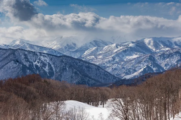 Görüntüleme Niigata bölgesindeki gündüz, Japonya, kar ülkenin