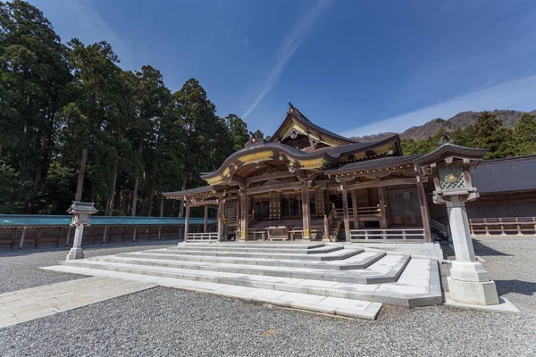 Vista Antigo Templo Kyoto Cercado Por Árvores Durante Dia Japão — Fotografia de Stock