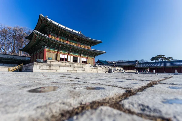 Geleneksel Kore Tarzı Mimarisi Seoul Güney Kore — Stok fotoğraf