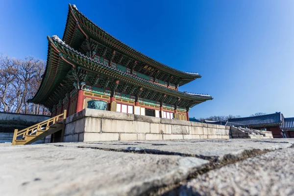 Architecture Traditionnelle Coréenne Séoul Corée Sud — Photo