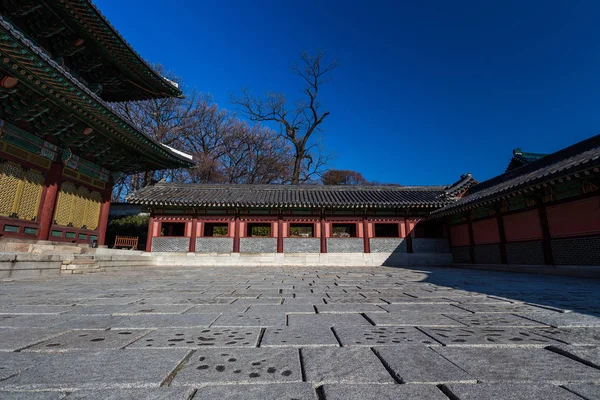 Geleneksel Kore Tarzı Mimarisi Seoul Güney Kore — Stok fotoğraf