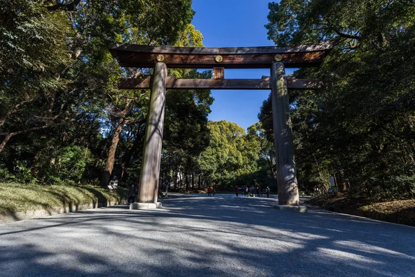 Tokió Japán Ősi Templom Bejárata — Stock Fotó