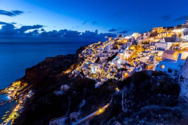 güzel şehir, Santorini, Yunanistan