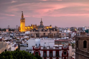 Büyük şehir scape Sevilla, İspanya