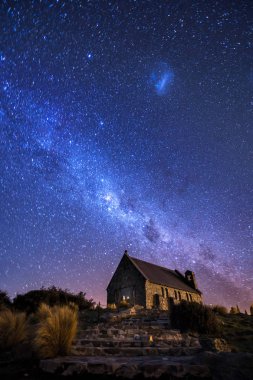 lake Tekapo beautiful landscape clipart