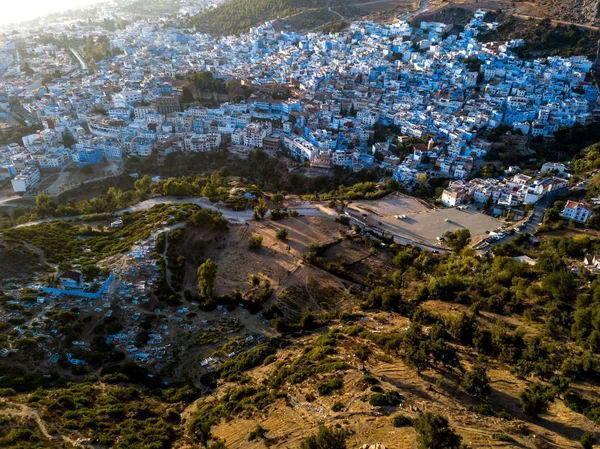 モロッコの青い都市シャウエン — ストック写真