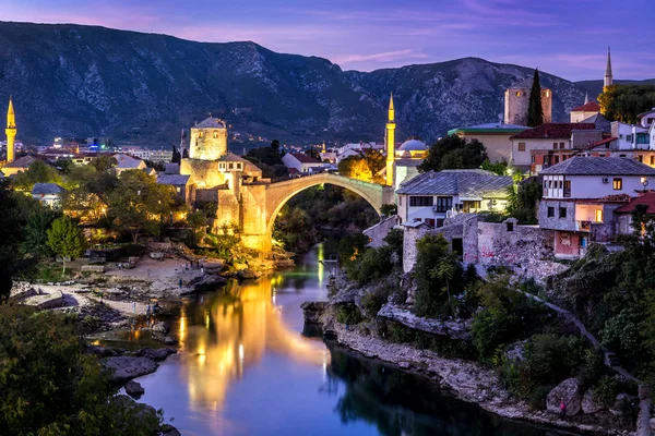 Mostar Ciudad Vieja Bosnia — Foto de Stock