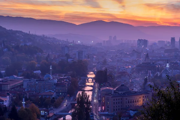 Hoofdstad Sarajevo Van Bosnië — Stockfoto