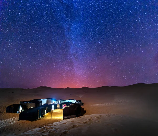Saharan Autiomaa Suuri Maisema Marokossa — kuvapankkivalokuva