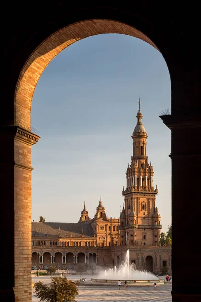Stor Stad Scape Sevilla Spanien — Stockfoto