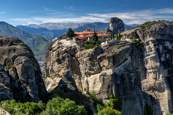 Meteora Grecja Grudzień 2016 Klasztor Wielkich Klasztorów Wniebowzięcia — Zdjęcie stockowe