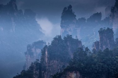 Avatar mountains of Zhangjiajie - China clipart