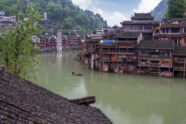 Fenghuang antik kenti. Fenghuang ilçesinde bulunan. Güneybatı, Hunan eyaleti, Çin.