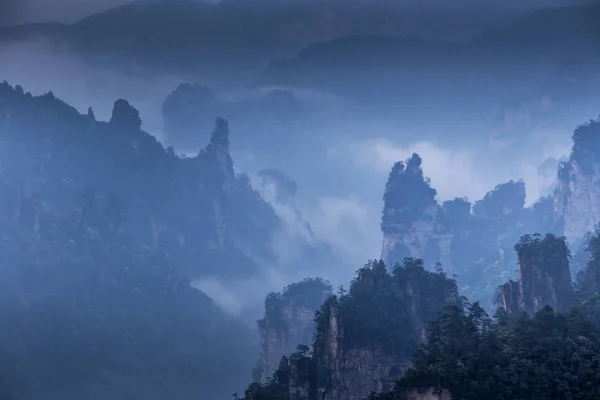 Montagnes Avatar Zhangjiajie Chine — Photo
