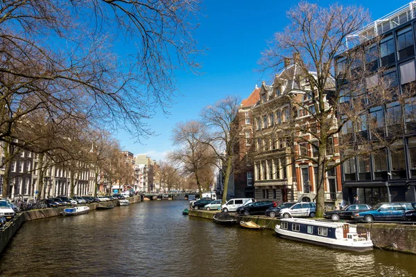 Amsterdam Mimarisi Hollanda Simgesel Yapı — Stok fotoğraf