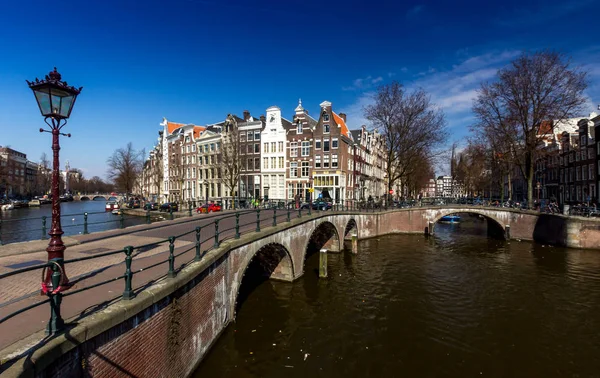 Holandii Oraz Architektury Amsterdamu — Zdjęcie stockowe
