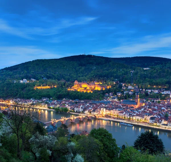 Stadtansicht Auf Heidelberg Deutschland — Stockfoto