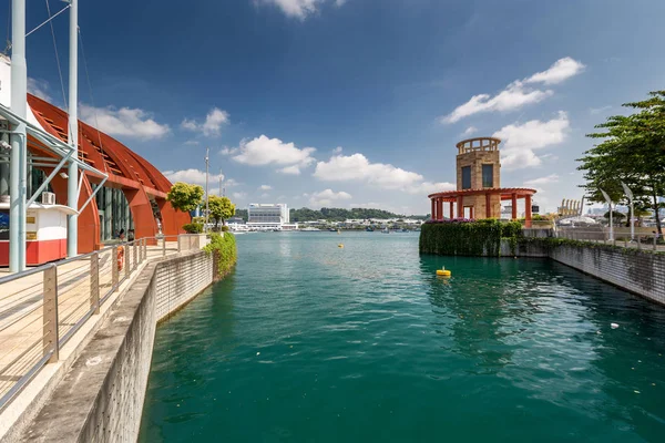 Pemandangan Indah Bangunan Marina Pada Siang Hari — Stok Foto