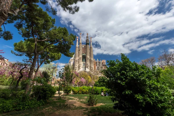 Slavné Architekturu Barcelony Španělsku — Stock fotografie