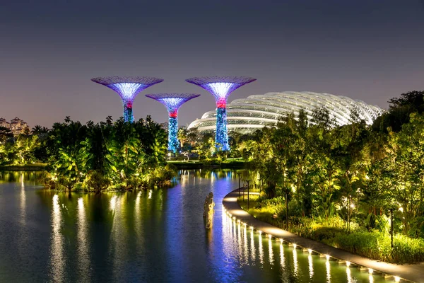 Bahçe Singapur Bay Tarafından — Stok fotoğraf