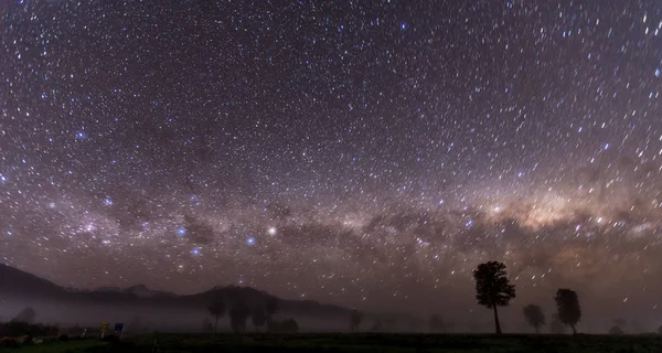Beautiful Night Sky Stars Milky Way — Stock Photo, Image