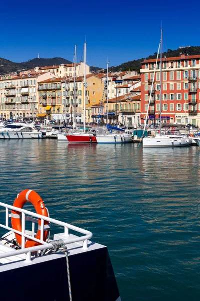 Weergave Van Mooie Stad Cote Azur Frankrijk — Stockfoto