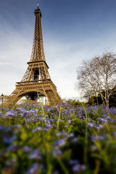 Eiffel Torony Párizsban Franciaországban — Stock Fotó