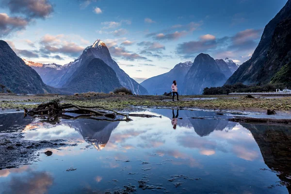 Milford Ljud Newzealnd — Stockfoto