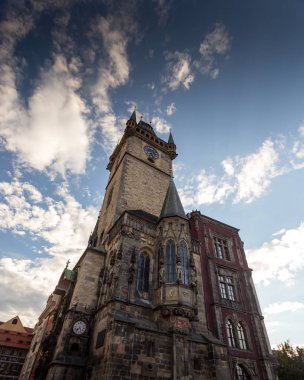 Prag Çek doğal cityscape mimarisinde
