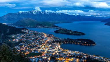 great landscape around Queenstown , NewZealand clipart