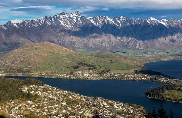 新西兰皇后镇周围的大景观 — 图库照片