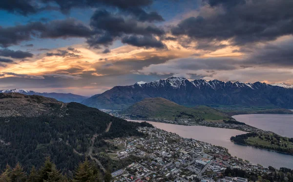 Fantastisk Landskab Omkring Queenstown New Zealand - Stock-foto