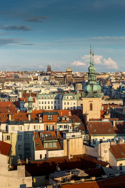 Architektura Malowniczym Pejzażu Miejskiego Praga Czeskiej — Zdjęcie stockowe