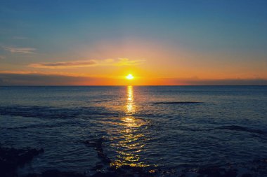 Deniz, Doğa arka plan güneş doğarken