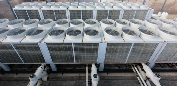 Industriële Systeem Van Ventilatie Airconditioning — Stockfoto