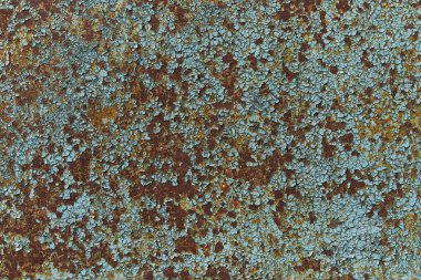 Duvarda mavi boya soyma dikişsiz doku. Rustik b deseni