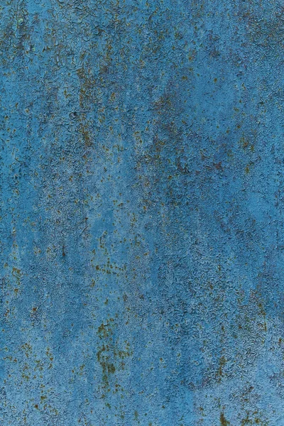 Rusty geschilderd metalen oppervlak op muur achtergrond. Patroon van roest — Stockfoto