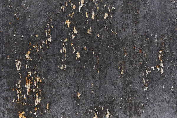 Ξεφλούδισμα μαύρης μπογιάς στον τοίχο χωρίς ραφή υφή. Μοτίβο ρουστίκ — Φωτογραφία Αρχείου