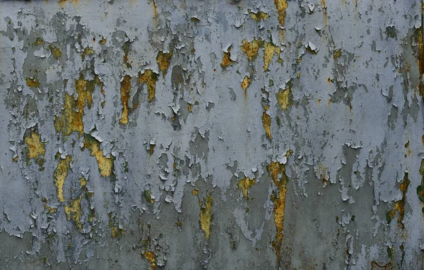 Duvarda gri boya soyma dikişsiz doku. Rustik g deseni — Stok fotoğraf